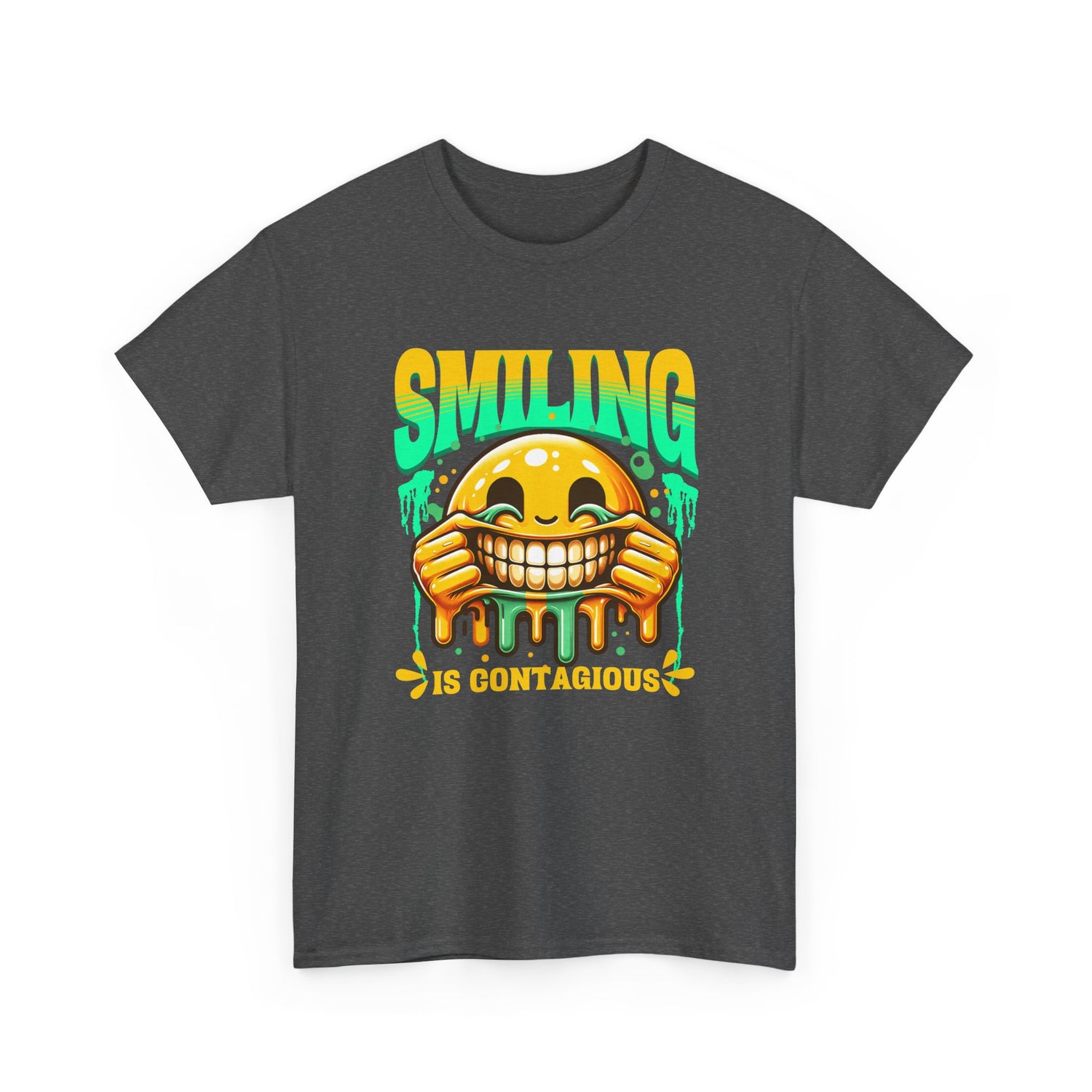 Smiling Is Contagious – Happy Smiley Face T-Shirt