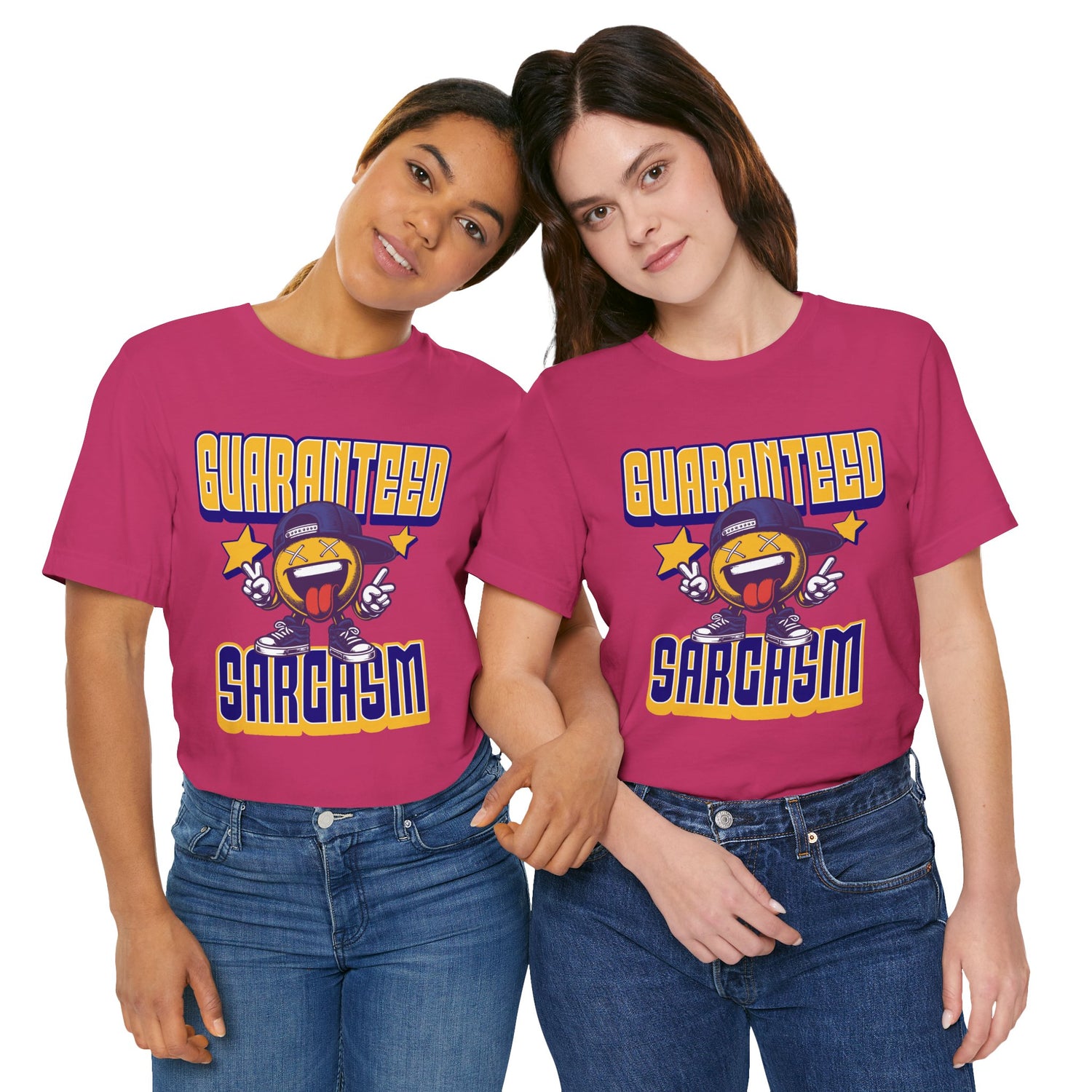 Guaranteed Sarcasm – Funny Smiley Face T-Shirt