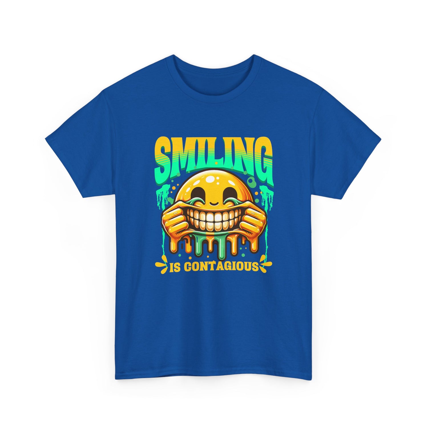 Smiling Is Contagious – Happy Smiley Face T-Shirt