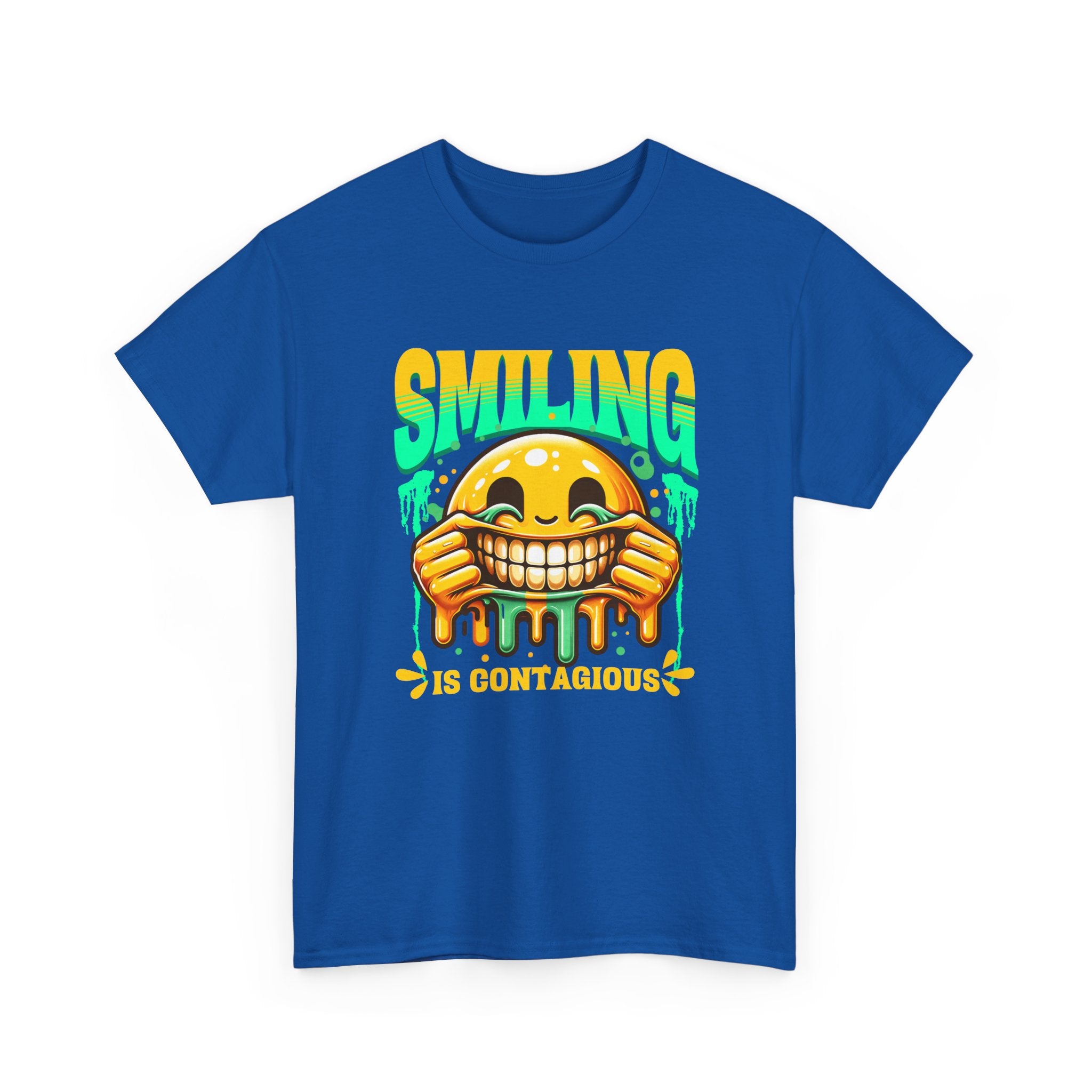 Smiling Is Contagious – Happy Smiley Face T-Shirt