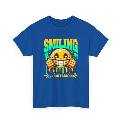 Smiling Is Contagious – Happy Smiley Face T-Shirt