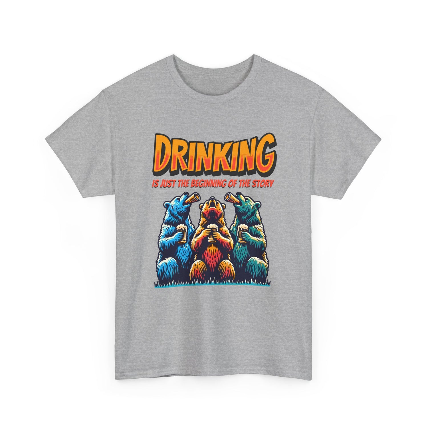 Drinking Is Just the Beginning Graphic Tee — Funny Party T-Shirt