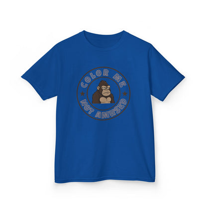 Kids Tee — Color Me Not Amused - Gorilla