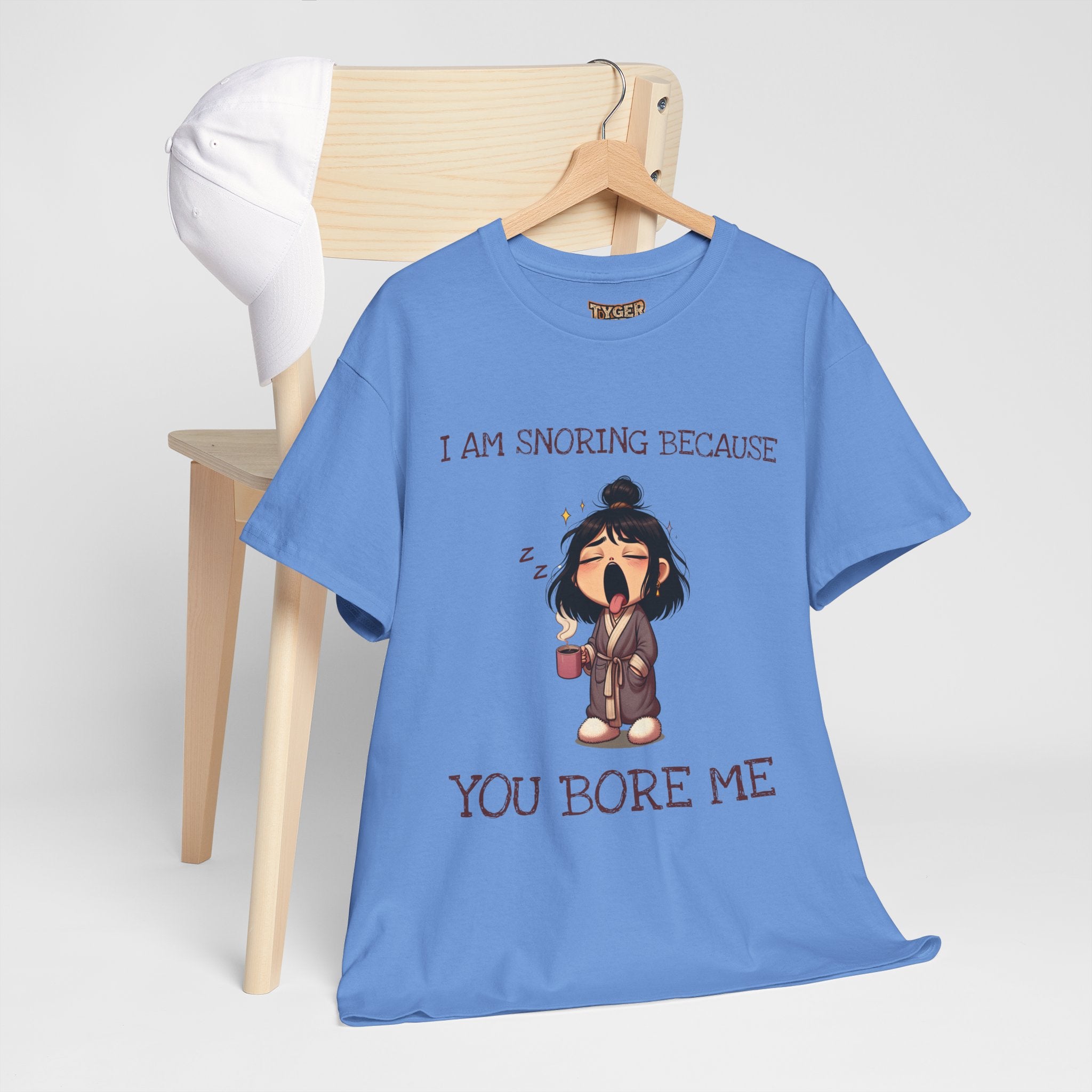 I Am Snoring Because You Bore Me – Funny Coffee Lover T-Shirt