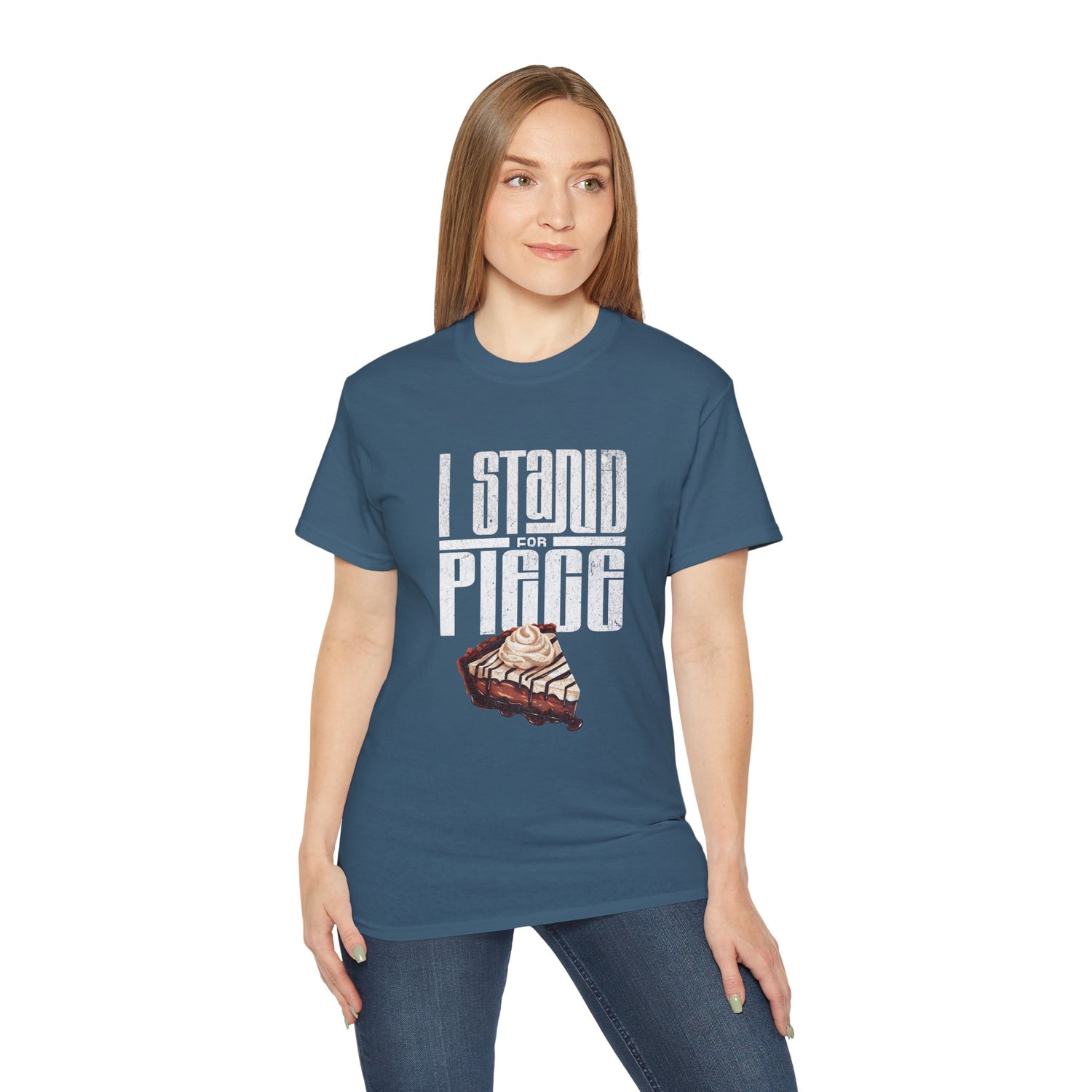 I Stand For Piece (of Chocolate Pie) Cotton T-Shirt