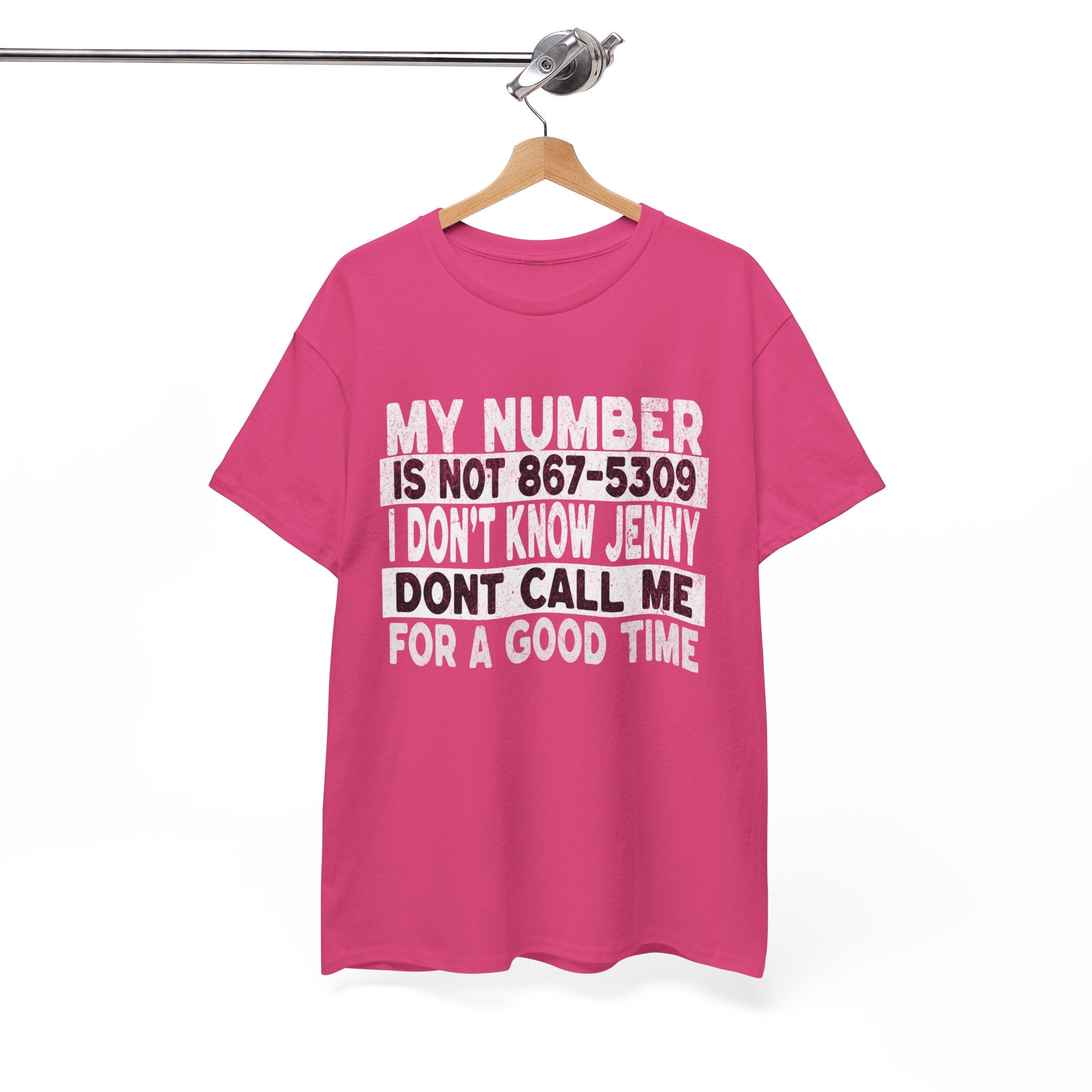 Funny 867-5309 Jenny Unisex Cotton Tee