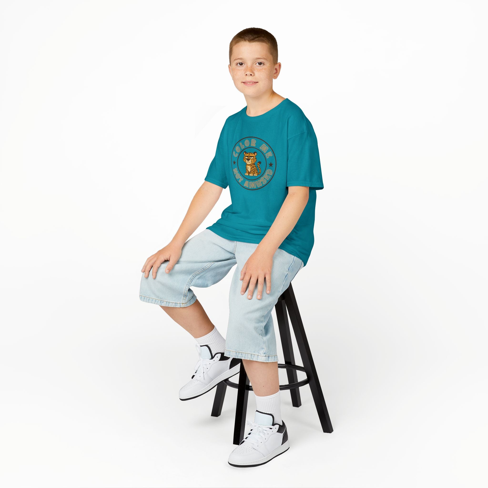 Kids Tee — Color Me Not Amused - Jaguar