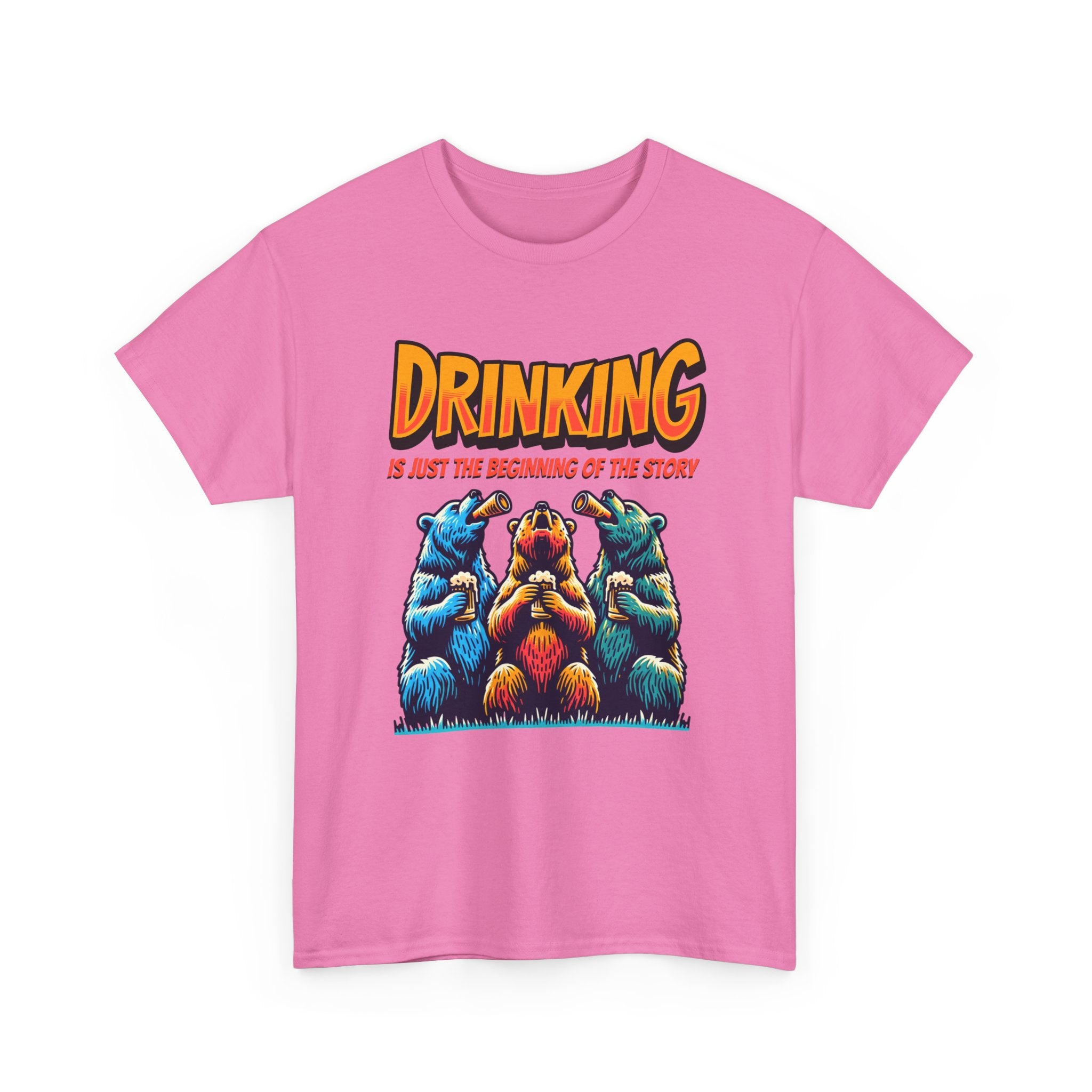 Drinking Is Just the Beginning Graphic Tee — Funny Party T-Shirt