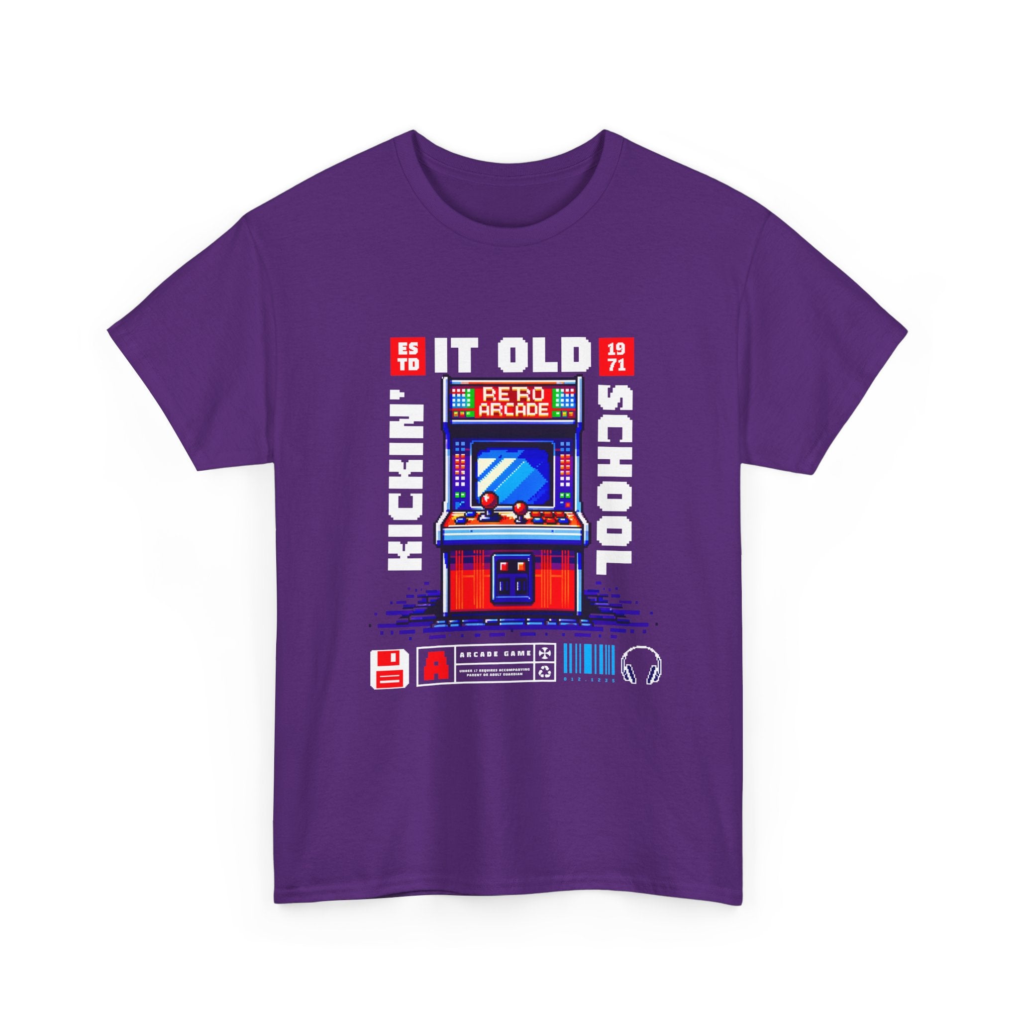 Old School Arcade T-Shirt — "Kickin&