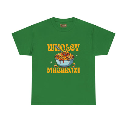 Holy Macaroni Unisex Tee, Funny T-Shirt, Casual Graphic Shirt, Gift for Pasta Lovers, Foodie Apparel, Comfortable Everyday Wear