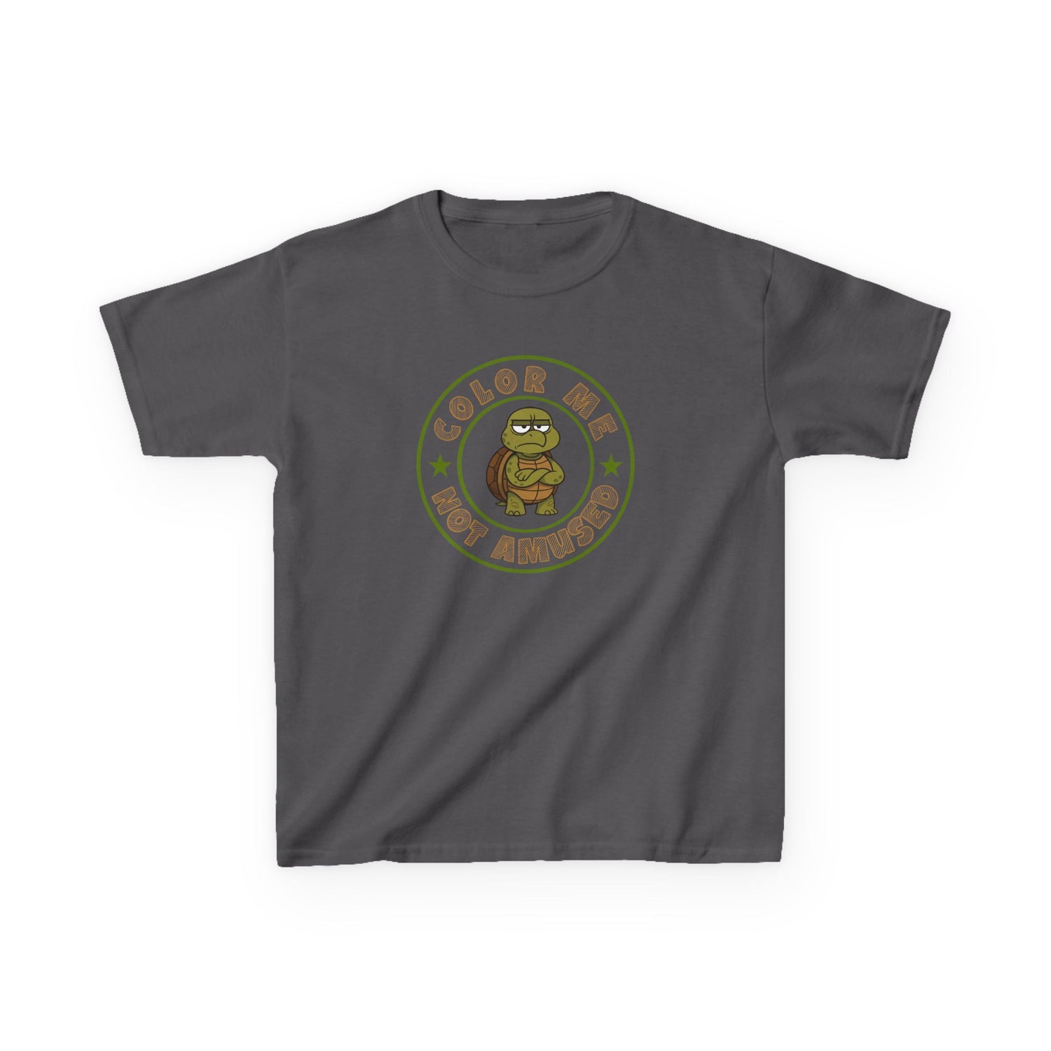 Kids Tee — Color Me Not Amused - Turtle