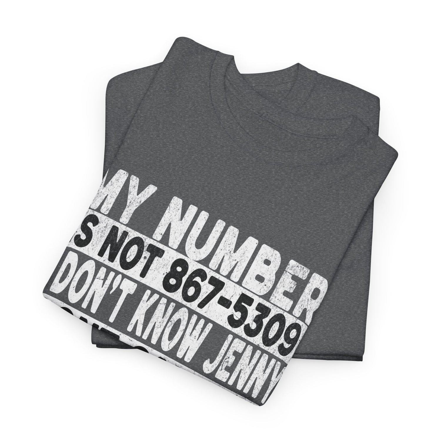 Funny 867-5309 Jenny Unisex Cotton Tee