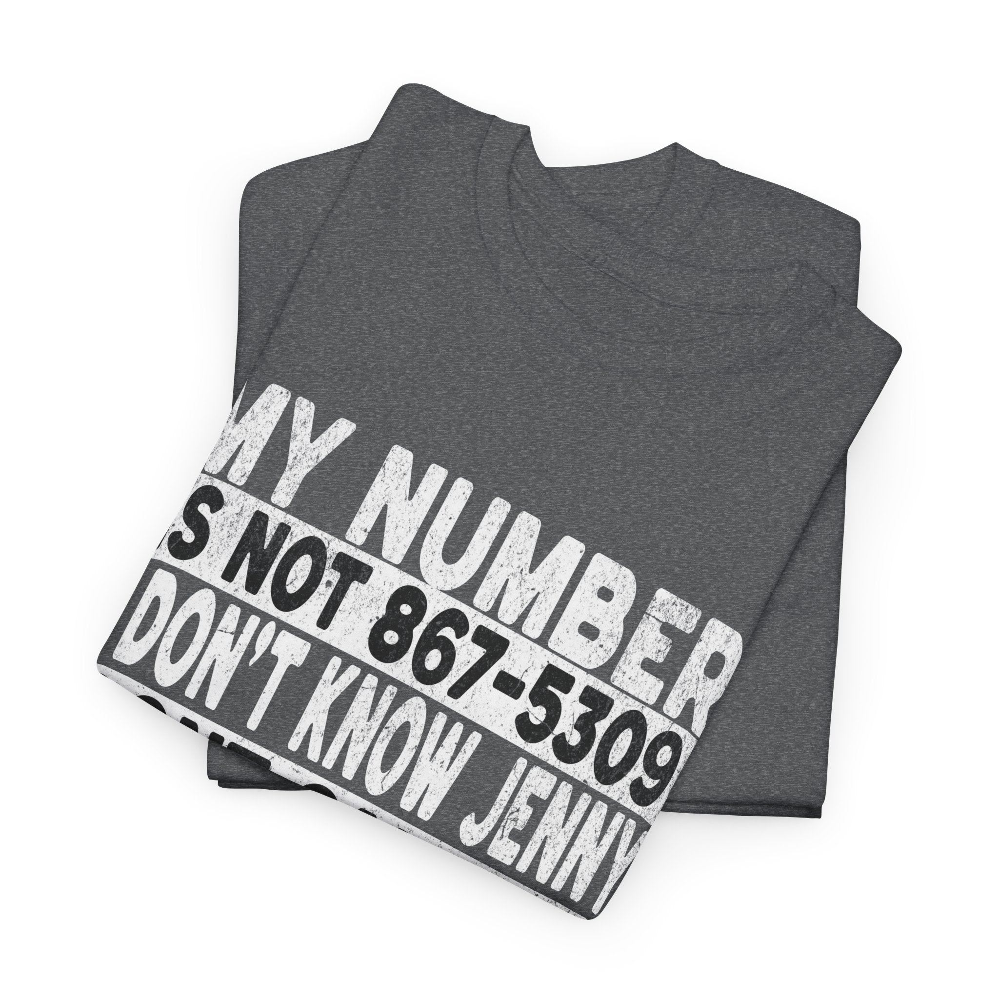 Funny 867-5309 Jenny Unisex Cotton Tee
