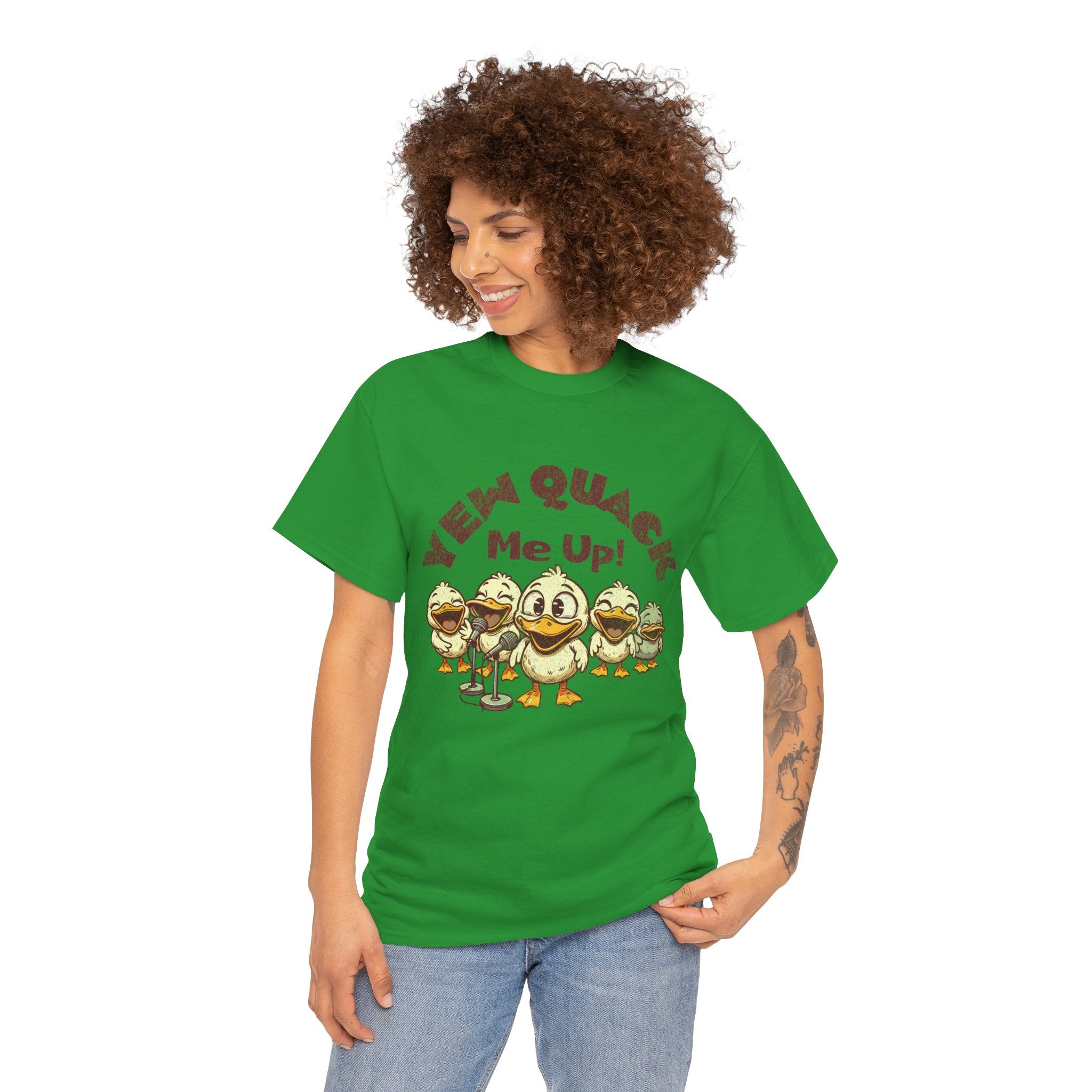 Yew Quack Me Up - Funny Duck Tee