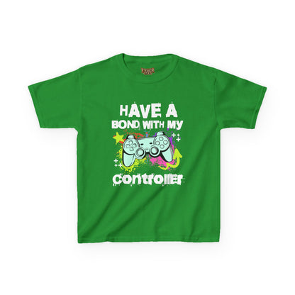 Kids Tee — "Have a Bond With My Controller" Gaming Graphic Shirt