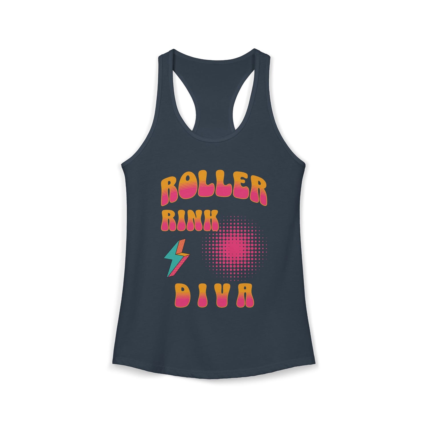 Roller Rink Diva – Women’s Racerback Tank