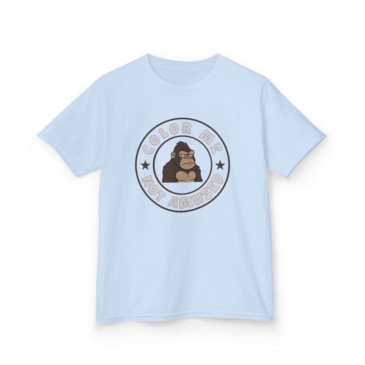 Kids Tee — Color Me Not Amused - Gorilla