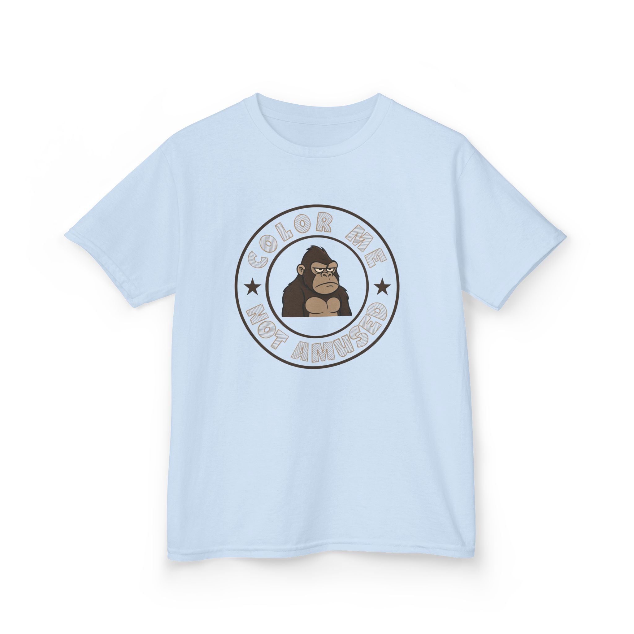 Kids Tee — Color Me Not Amused - Gorilla
