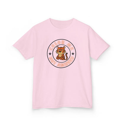 Kids Tee — Color Me Not Amused - Tiger