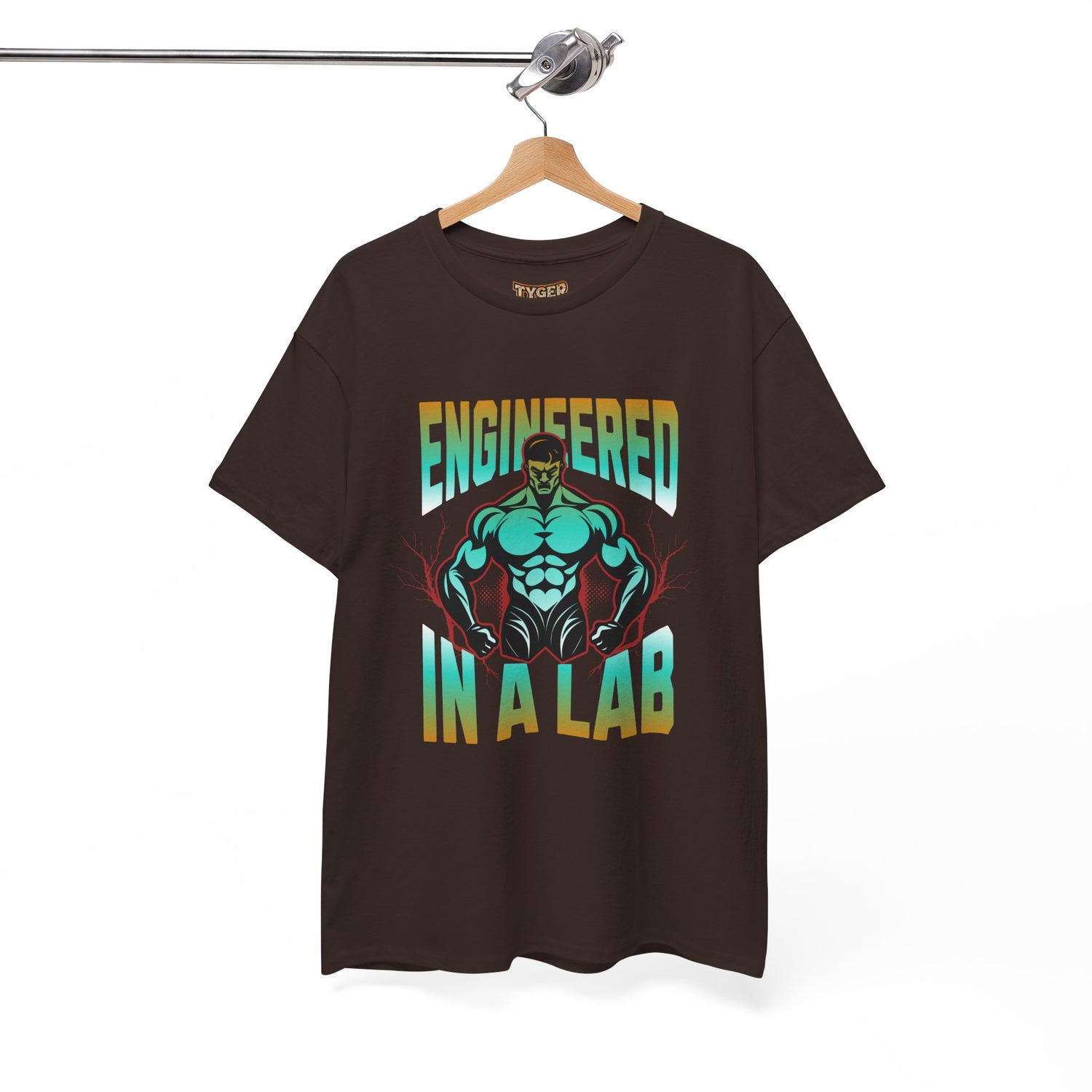 Engineered in a Lab T-Shirt — Muscle Science Gym Tee