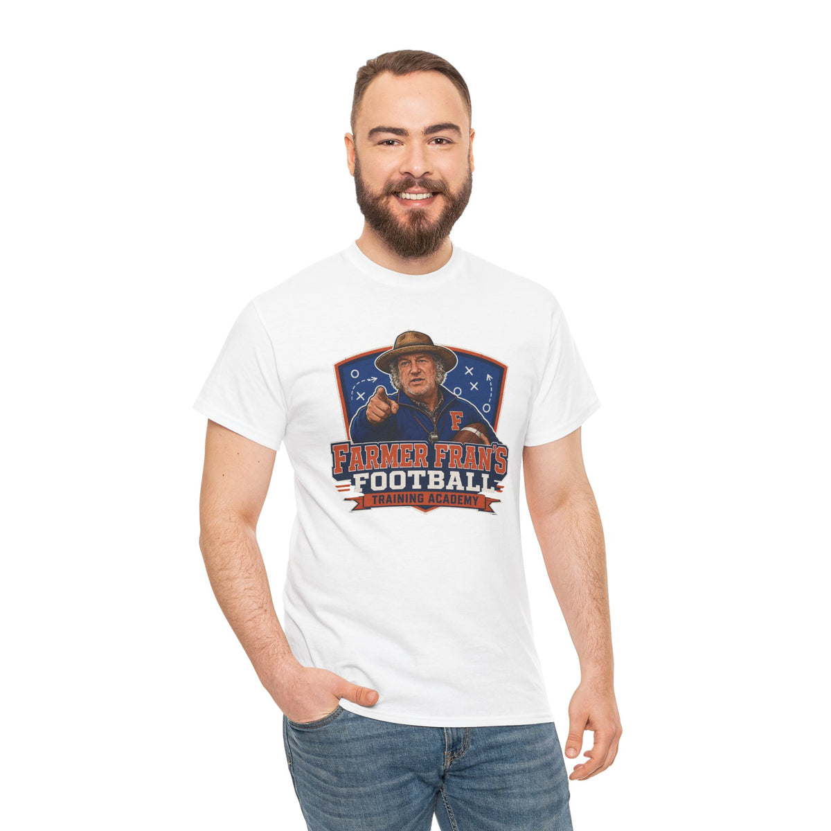Farmer Fran’s Football Training Academy T-Shirt — Vintage Coach Design