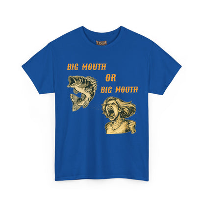 Big Mouth or Big Mouth? Funny Bass Fishing T-Shirt