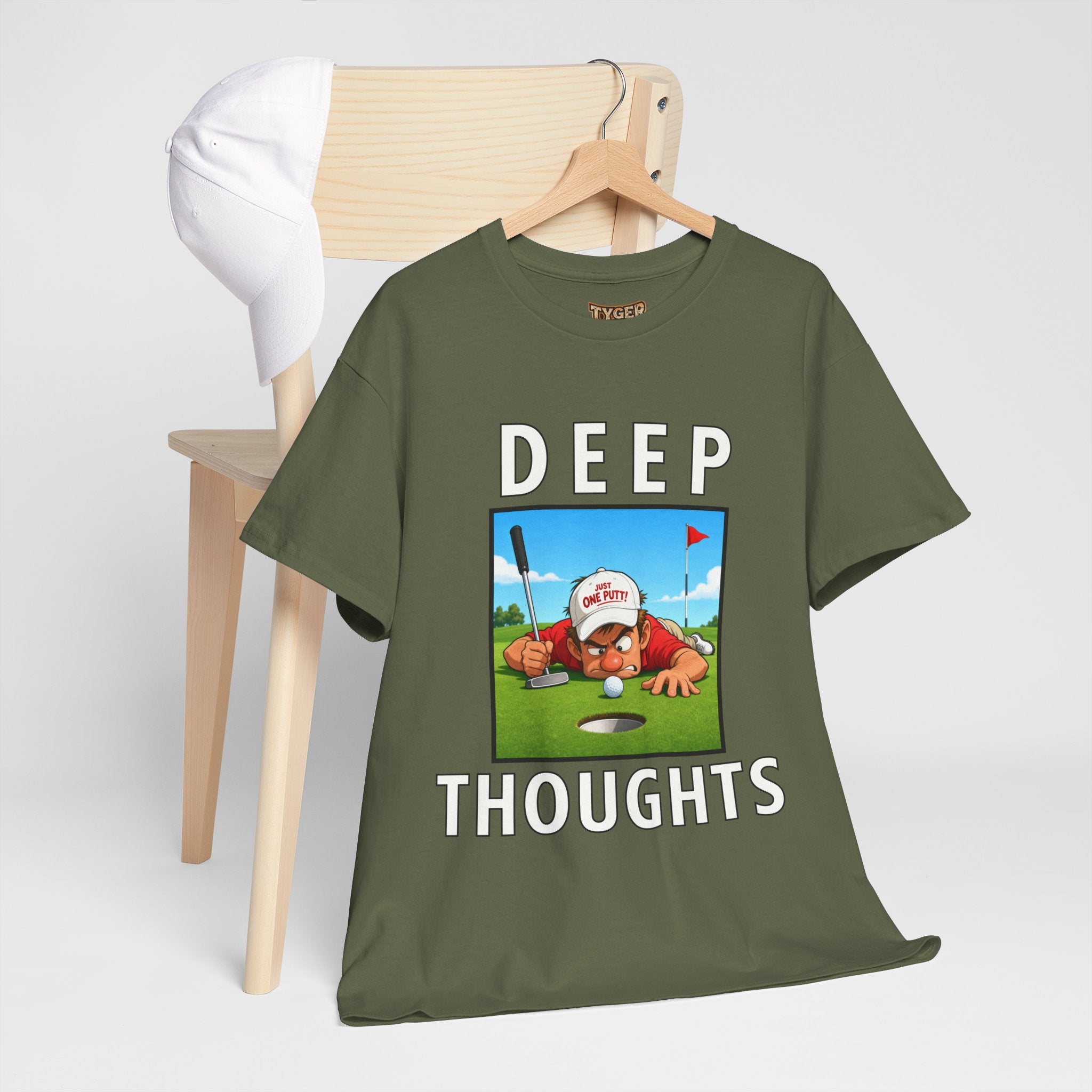 Deep Thoughts Tee - Funny Golf T-Shirt