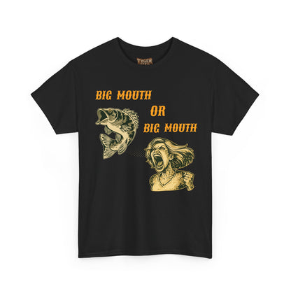 Big Mouth or Big Mouth? Funny Bass Fishing T-Shirt
