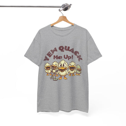 Yew Quack Me Up - Funny Duck Tee