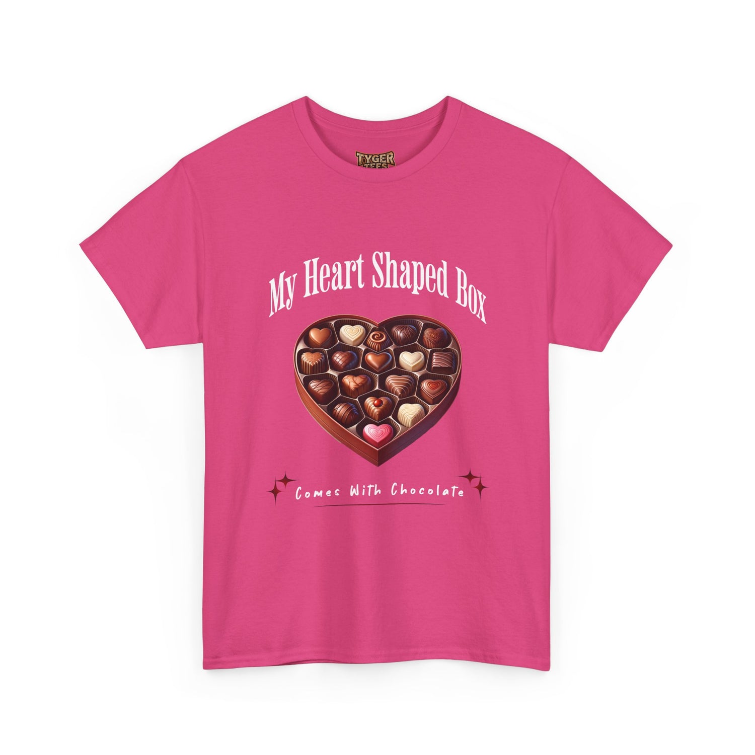My Heart Shaped Box Comes With Chocolate T-Shirt | 90s Grunge-Inspired Valentine&