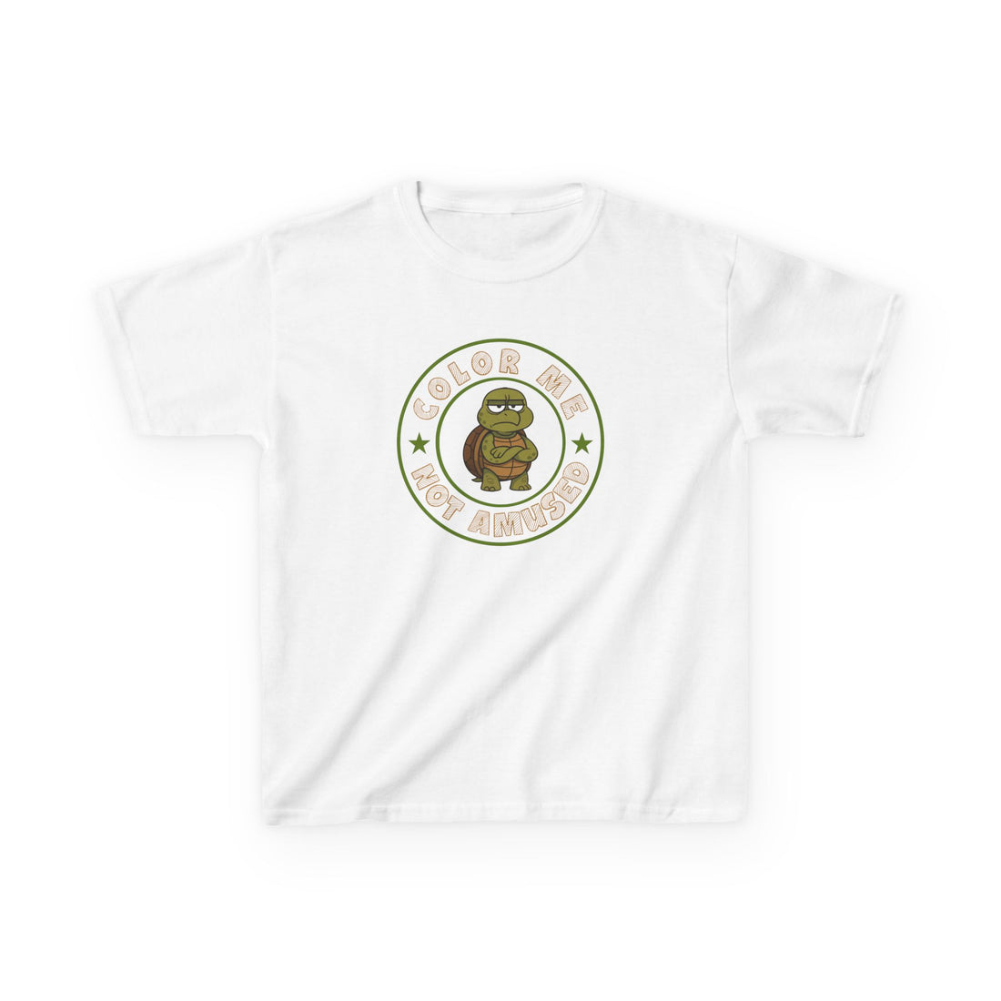 Kids Tee — Color Me Not Amused - Turtle