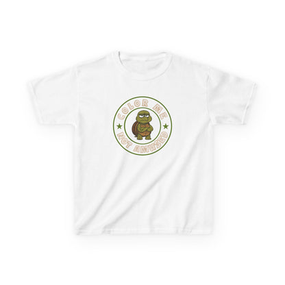 Kids Tee — Color Me Not Amused - Turtle
