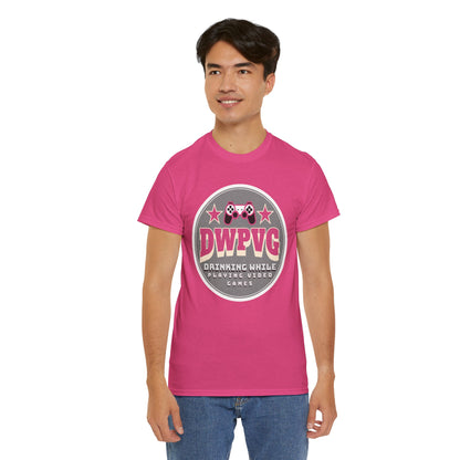 DWPVG "Drinking While Playing Video Games" Graphic Tee — Gamer Party T-Shirt