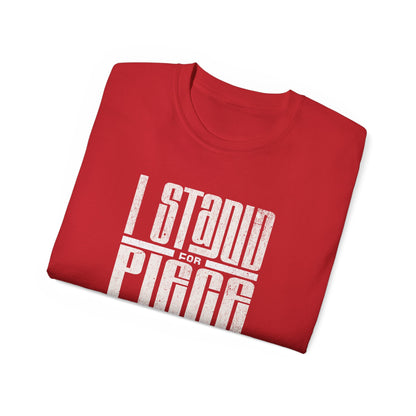 I Stand For Piece of Blueberry Pie Cotton T-Shirt