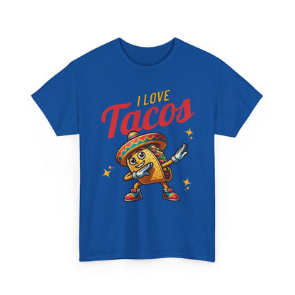 I Love Tacos Tee — Cute Dancing Taco Graphic T-Shirt