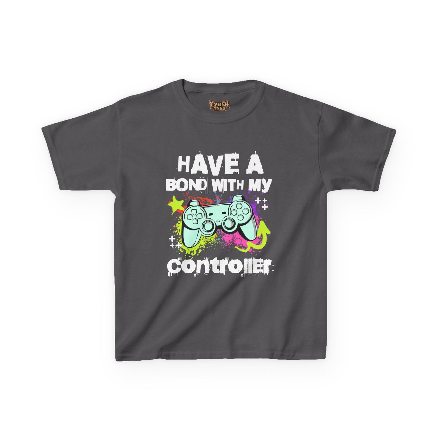 Kids Tee — "Have a Bond With My Controller" Gaming Graphic Shirt