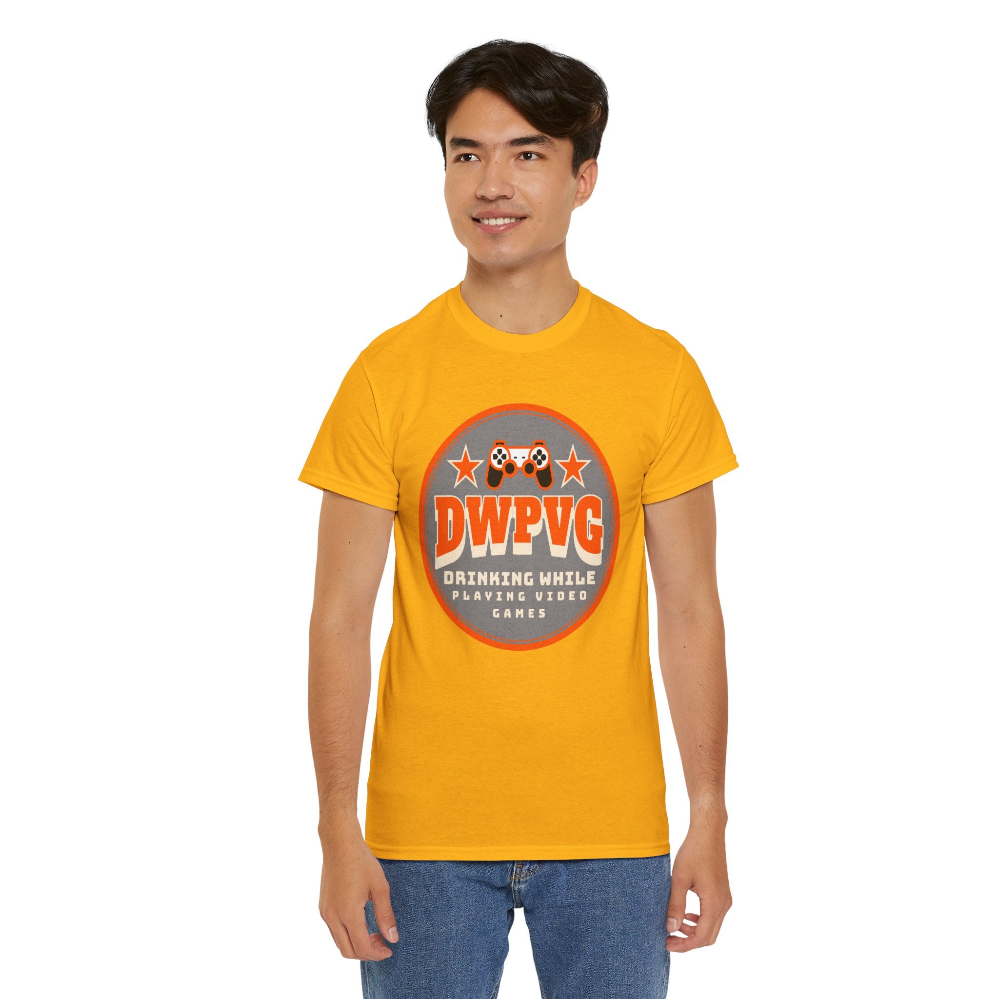 DWPVG "Drinking While Playing Video Games" Graphic Tee — Gamer Party T-Shirt