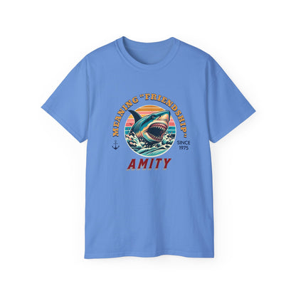 Jaws Movie - Meaning Friendship Amity Tee