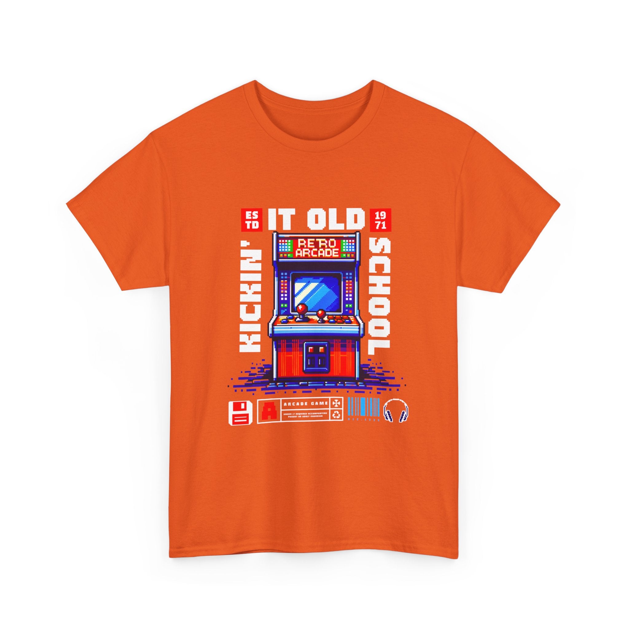 Old School Arcade T-Shirt — "Kickin&