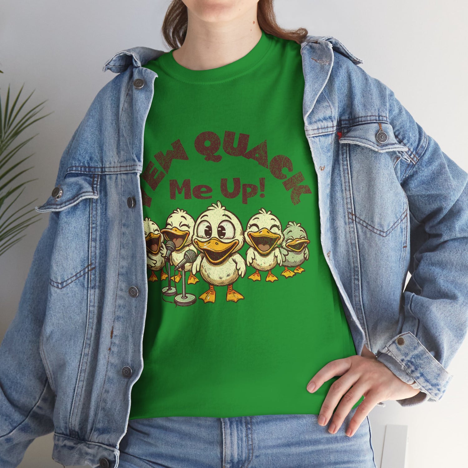 Yew Quack Me Up - Funny Duck Tee