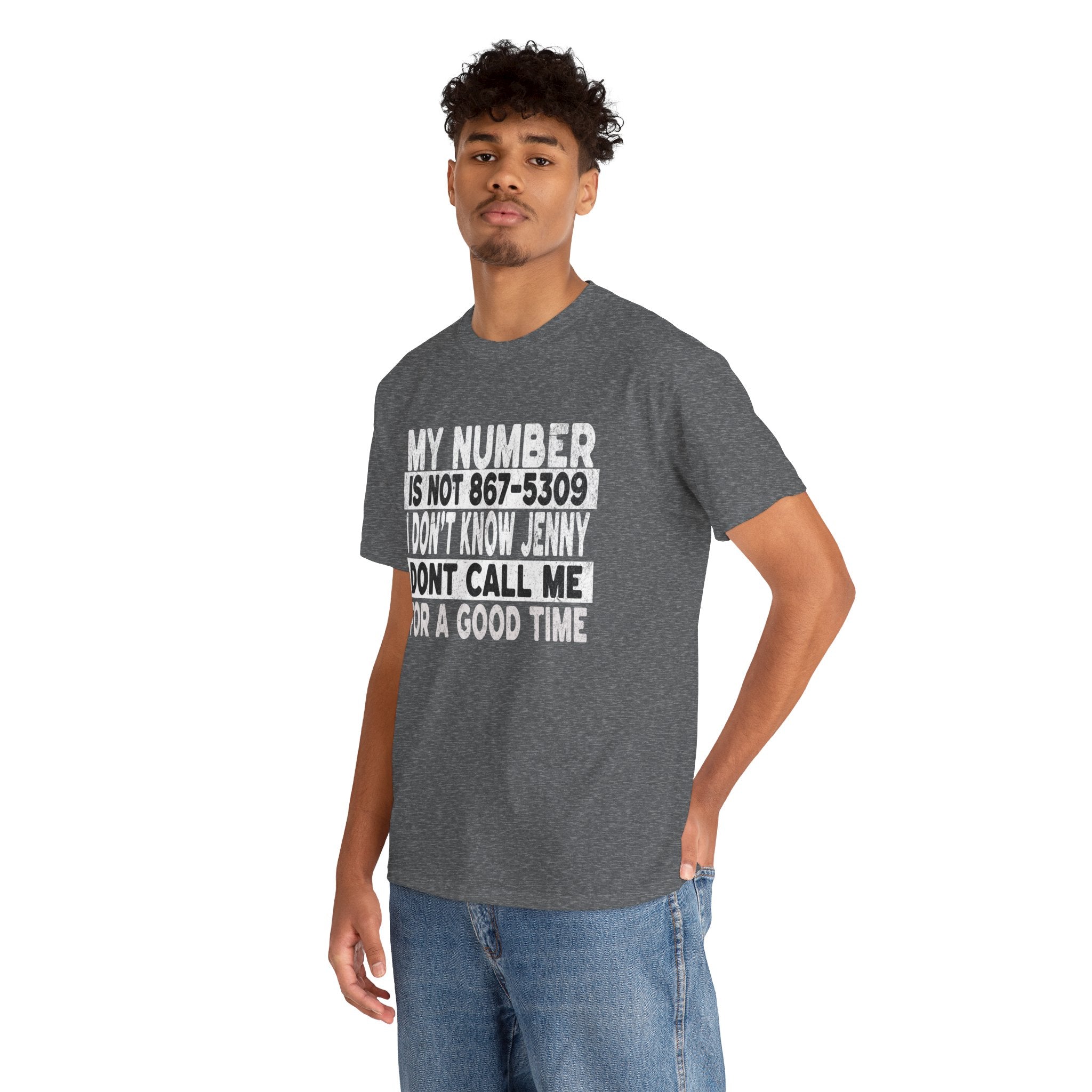 Funny 867-5309 Jenny Unisex Cotton Tee
