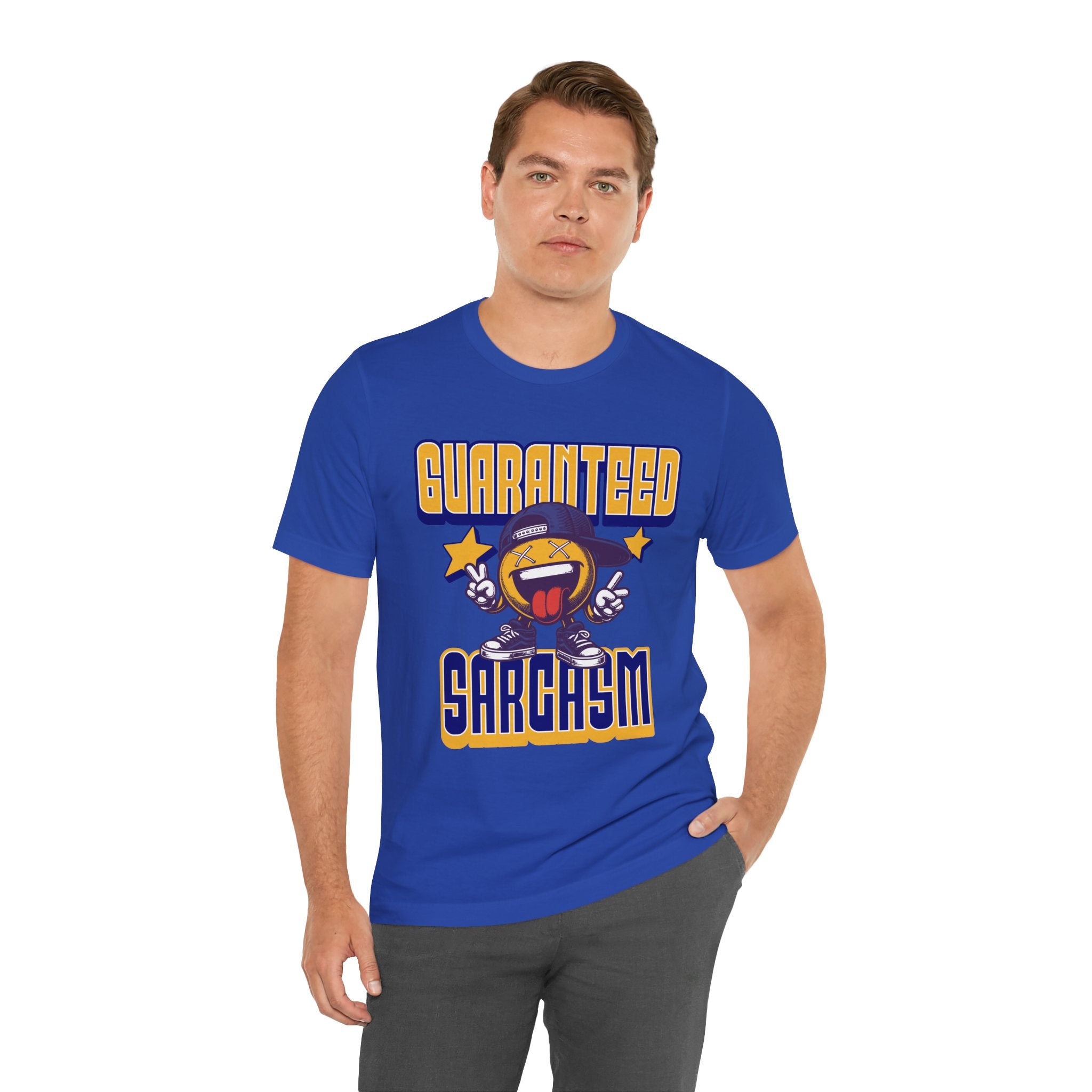 Guaranteed Sarcasm – Funny Smiley Face T-Shirt