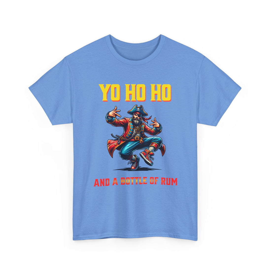 Yo Ho Ho Pirate T-Shirt – "Yo Ho Ho and a Bottle of Rum" Graphic Tee