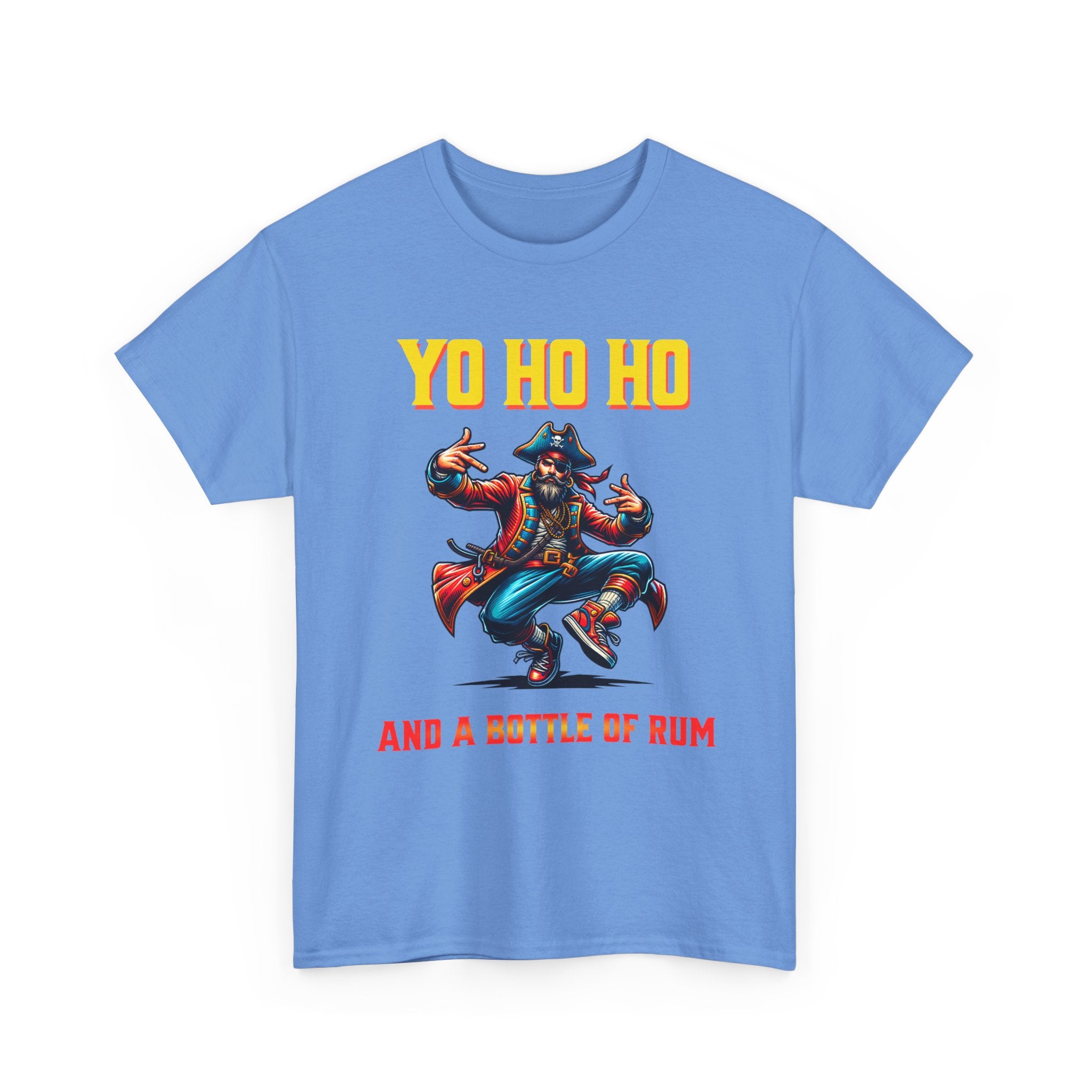 Yo Ho Ho Pirate T-Shirt – "Yo Ho Ho and a Bottle of Rum" Graphic Tee