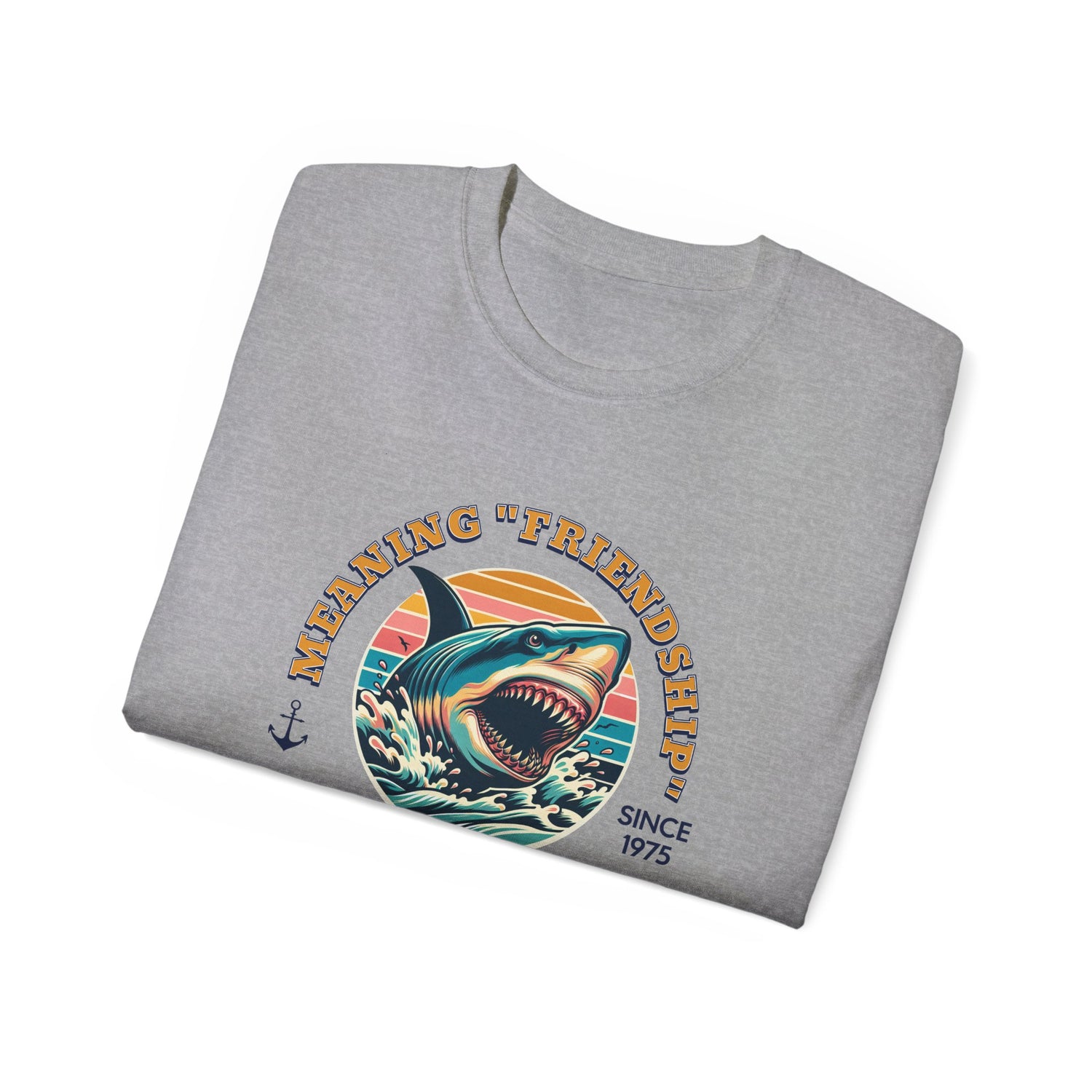 Jaws Movie - Meaning Friendship Amity Tee