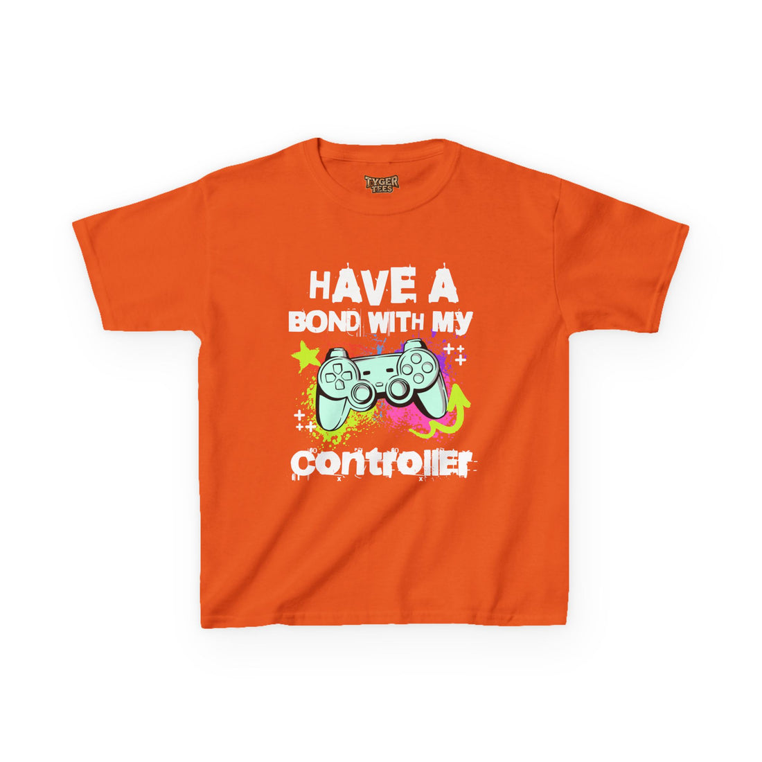 Kids Tee — "Have a Bond With My Controller" Gaming Graphic Shirt