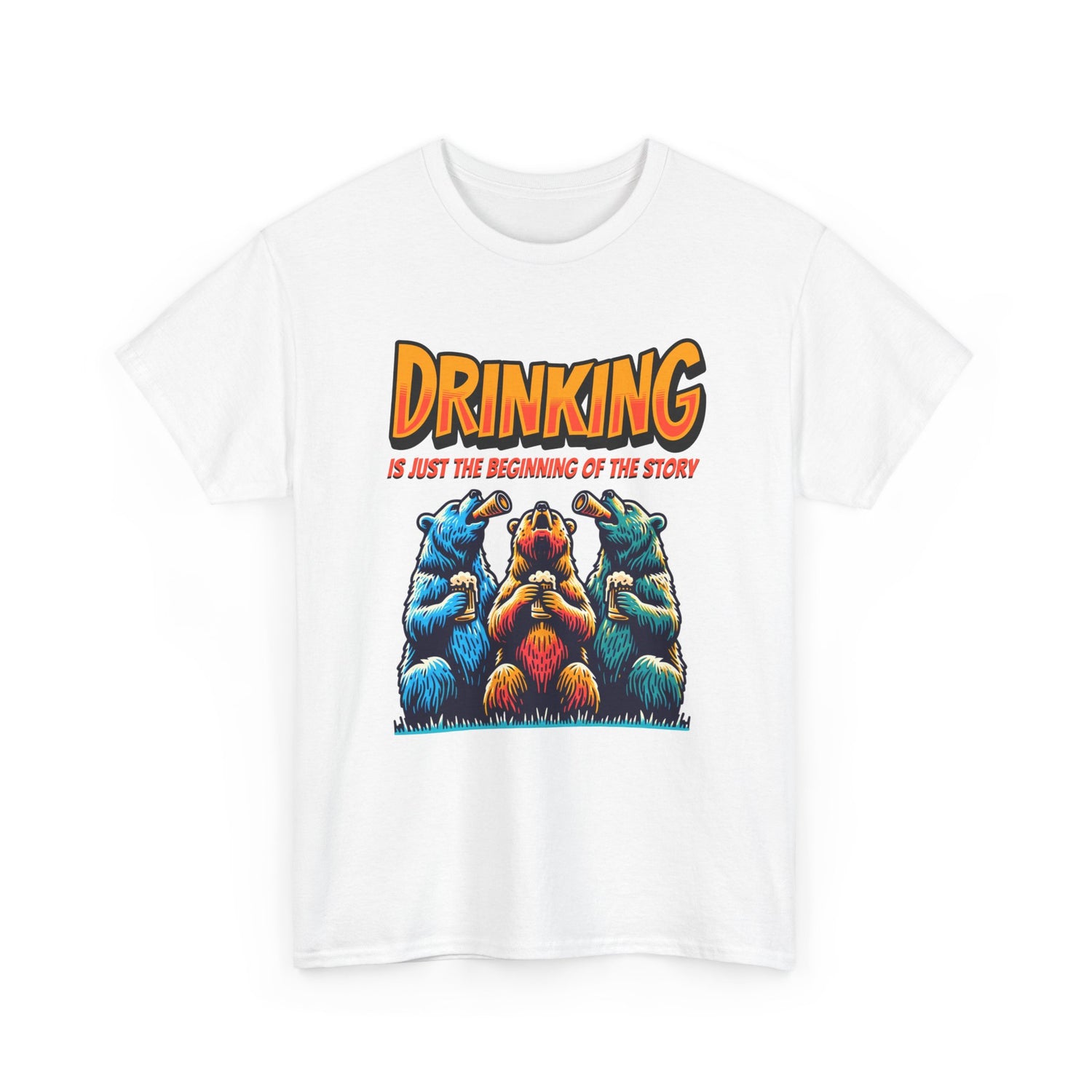 Drinking Is Just the Beginning Graphic Tee — Funny Party T-Shirt