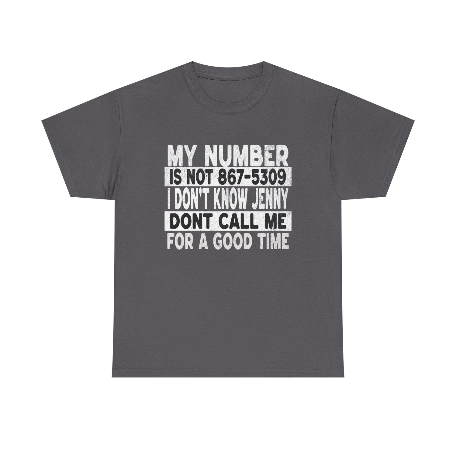 Funny 867-5309 Jenny Unisex Cotton Tee