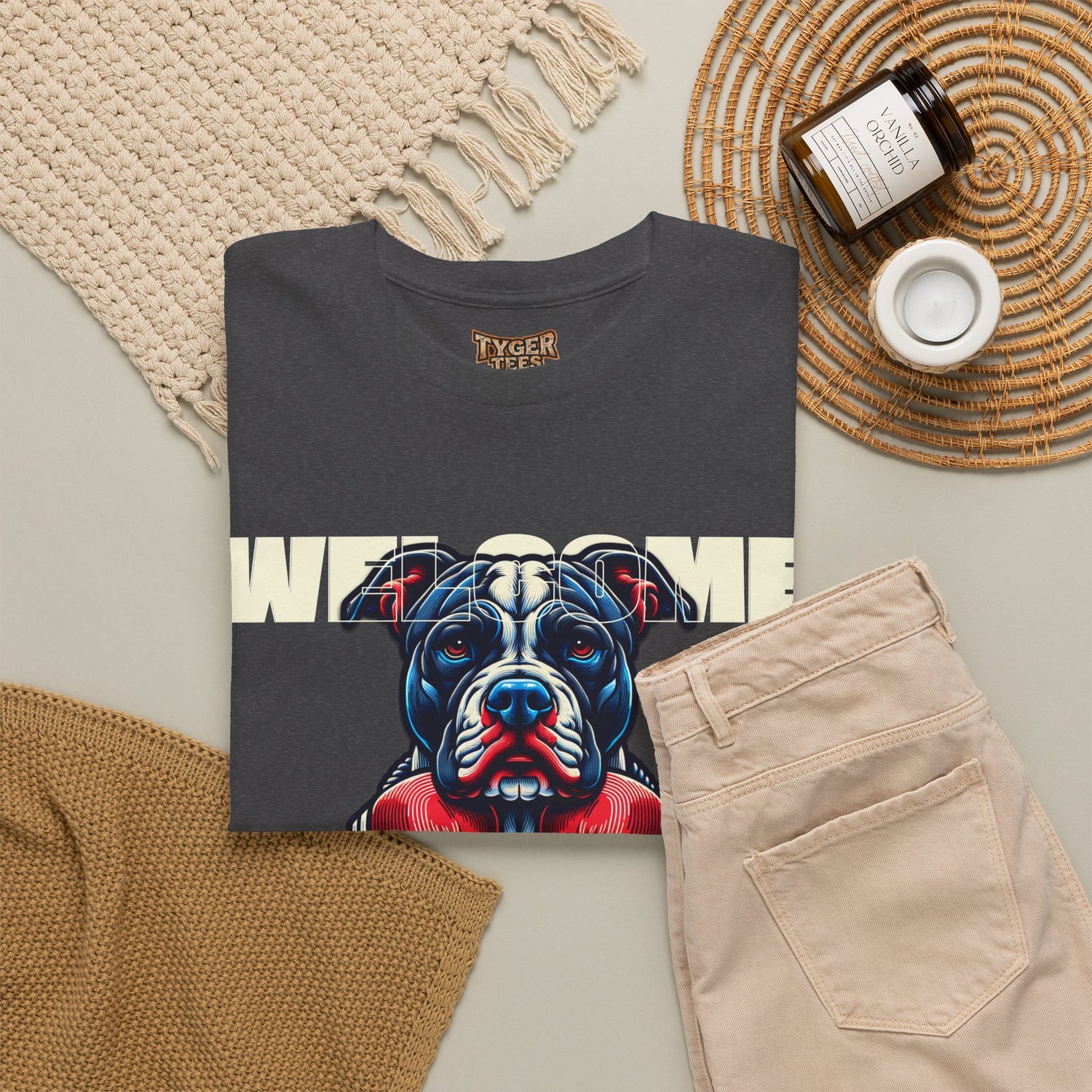 Dog Fight Boxing Dog T-Shirt — Welcome To The Dog Fight Graphic Tee