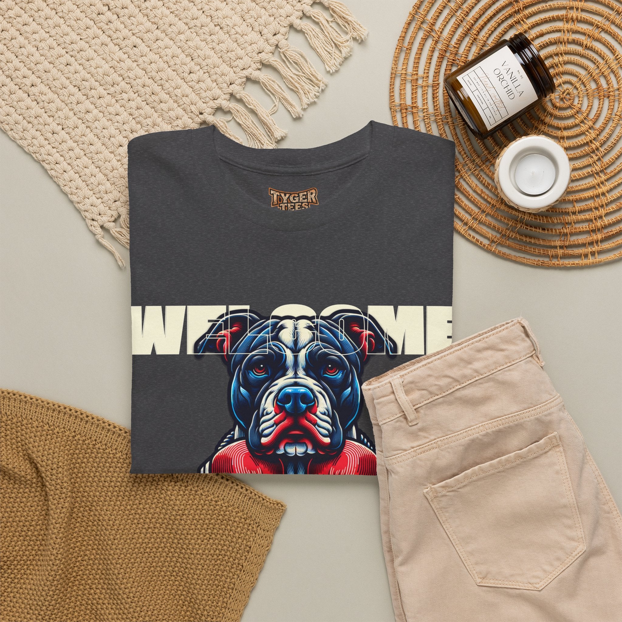 Dog Fight Boxing Dog T-Shirt — Welcome To The Dog Fight Graphic Tee